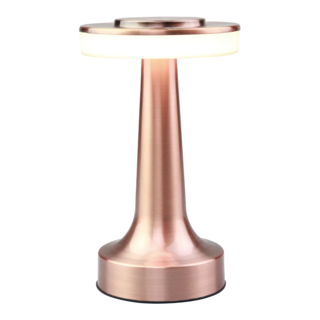 alit FARO LED金屬氣氛桌燈 四段觸摸開關 20%-50%-100%-OFF, 玫瑰金