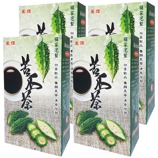 展瑄 苦瓜茶複合茶包 清香甘甜 四季飲品, 2.5g, 30包, 4盒