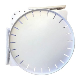 可旋轉多功能置物收納架, 白色, 1個