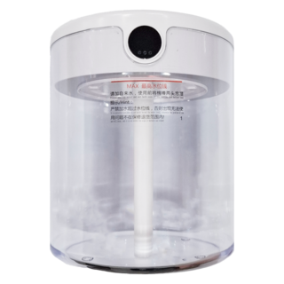 HONDONI 升級版銀離子智能濕度顯示雙噴霧水氧機，2L大容量，冰川白，智能加濕, K15-W, 1個