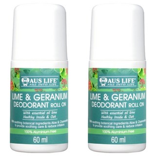 AUS LIFE 澳思萊 森林微露體香劑 60ml -清新持久 天然草本配方 滾珠設計, 2件