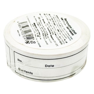 SHIMOYAMA 防水可重複貼式無痕分類標籤貼, 白色, 150張, 1捲