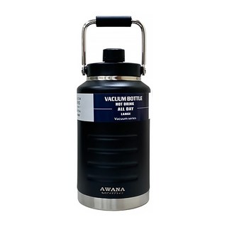 AWANA 手提大容量保溫壺 AK-2000, 黑色, 2L, 1個