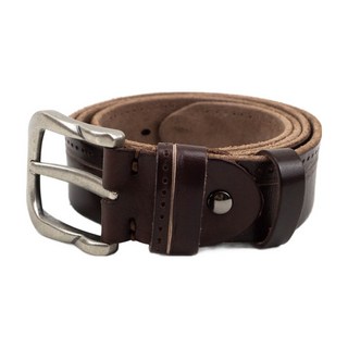 LIKEHOUSE 喜番屋 真皮頭層牛男士鏤空針扣皮帶腰帶 LL122