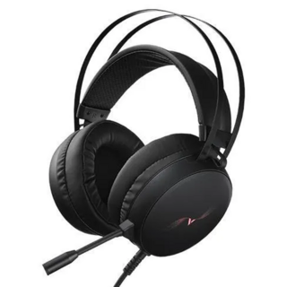 RAPOO 雷柏 RGB 7.1聲道電競耳機, 黑色, VH310