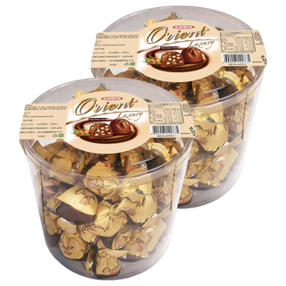 tayas 東方 Orient Luxury 單扭榛果味可可製品, 1kg, 2罐