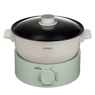 CHIMEI 奇美家電 分離式料理鍋 2.7L, 28cm, EP-27MC30, 綠色 + 米色, 1個