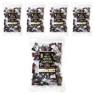 惠香 嚼式咖啡糖 綜合口味 獨立包裝, 120g, 5袋