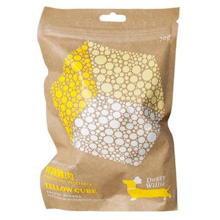 Doggy Willie 小犬威利 CUBE 冷凍乾燥零食 無負擔纖維零食 補充鈣與營養, 鮮蔬雞肉, 70g, 1包