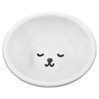 SHIMOYAMA 瞌睡白熊圓形臉盆/水盆, 白色, 1個