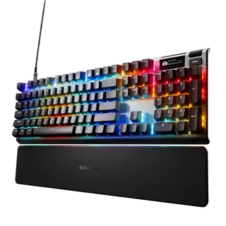 SteelSeries賽睿 Apex Pro有線電競鍵盤 英文 RGB背光 機械鍵盤, 1個