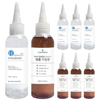 GLOW MONSTER 積雪草萃取精華 100ml+低分子玻尿酸精華 100ml, 200ml, 4組