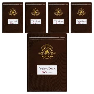 PAVE GLACE 絲絨黑65 Cover Chue真巧克力, 400g, 5個