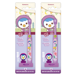 KM Pharmaceutical Pororo直立式嬰兒牙刷, 2支, 1支, Petty