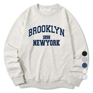 ILLUSO 中性款1898 New York柔軟厚棉長袖上衣