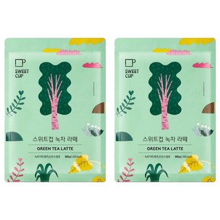 스위트컵 녹차라떼 파우더, 500g, 1개입, 2개
