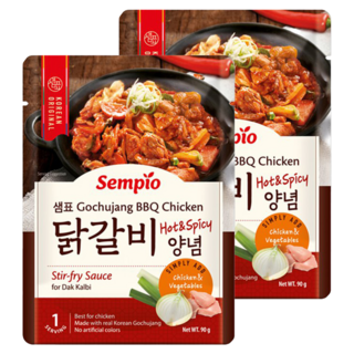 Sempio 膳府 辣炒雞肉專用醬汁 (90g), 韓式辣醬, Stir-fry Sauce, 2包