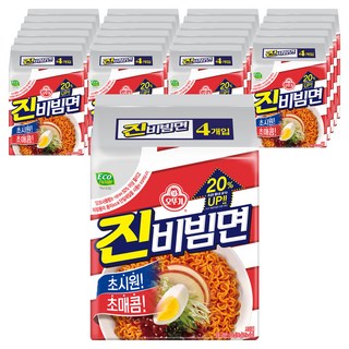 오뚜기 진비빔면 156g, 96개