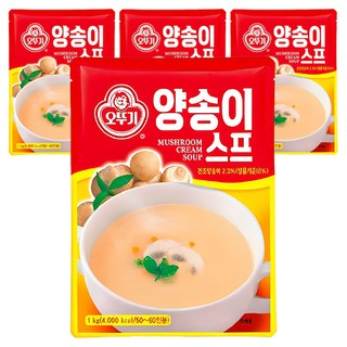오뚜기 양송이 스프, 1kg, 4개