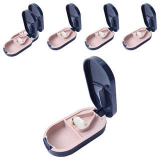 Green Living 便攜式切藥器 海軍藍, 6個