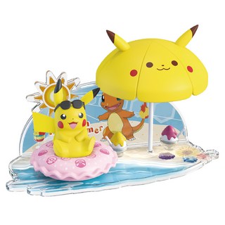 SHIFENG CULTURE 實豐文化 Pokemon 寶可夢精靈球公仔場景 皮卡丘版, 1盒