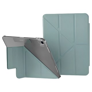 SwitchEasy FACET 全方位支架透明背蓋保護套 284 x 222 x 15mm 341g, 寧靜藍, 1個