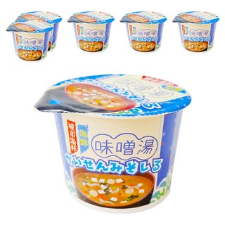 CITYSOUP 城市湯杯 海鮮味噌湯 即沖即食, 21.3g, 6入