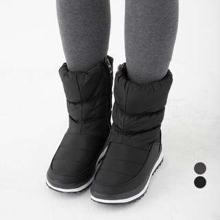 afinar 女款防潑水內刷毛保暖襯墊中筒靴