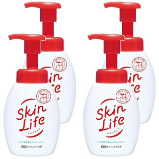 COW STYLE 牛乳石鹼 Skin Life 滋卿愛 泡洗顏，濃密彈力泡，洗後滋潤不緊繃, 160ml, 4件