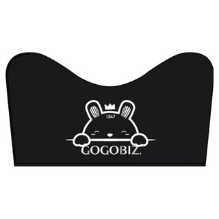 GOGOBIZ 夠夠比吉 拉鍊式機車龍頭罩 全遮光/防曬/防雨 抗紫外線達99%以上 耐水壓值7000mm以上 適用50-150cc機車/電動機車, 兔兔 黑色