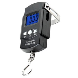 REQIR 行李秤釣魚秤50KG帶捲尺手提秤電子秤 58 x 182mm, 單一商品, 1個