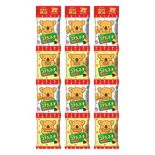 LOTTE 樂天 4連串小熊餅 巧克力風味, 56g, 3組