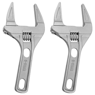 短版鋁合金衛浴扳手塑膠件專用68mm (2個) - 輕巧耐用，適用於狹小空間