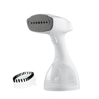 Kinyo 手持式蒸氣掛燙機 加贈可拆式毛刷頭 116*169*247mm 870g, 白色, 1個