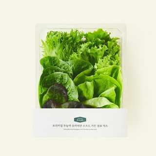 프리미엄 무농약 유러피안 소프트 가든 점보 믹스, 200g, 1개입, 1개