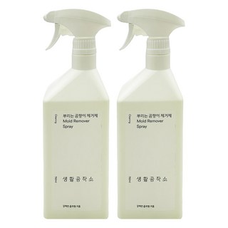 Saengong 生活工作所 噴式除霉劑 蘋果香, 750ml, 2個