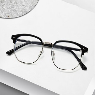 時尚抗藍光半框造型眼鏡