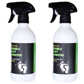 Super Care 泡沫噴霧足部清潔劑, 檸檬薄荷香, 減少足部癬菌, 舒緩肌膚真菌症及腳臭狀況, 1瓶, 2瓶, 500ml