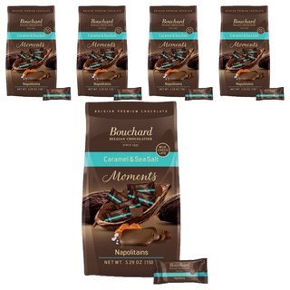 Bouchard 比利時焦糖海鹽牛奶巧克力, 5袋, 132g