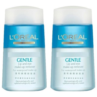L'OREAL PARiS 巴黎萊雅 台灣公司貨 溫和眼唇卸妝液, 125ml, 2瓶, 2件