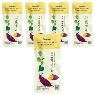 即食地瓜條, 20g, 5包