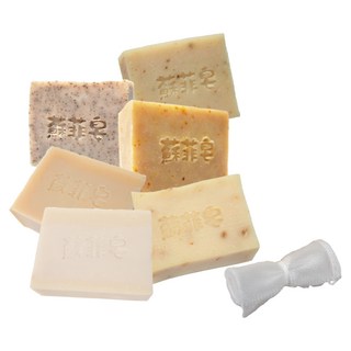 Sophie Savon 蘇菲皂 黃金家事皂組合 經典酵素皂 6入 附網袋, 100g, 1組