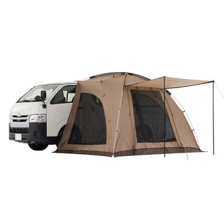 LOGOS 汽車側邊帳, 米色, 4人