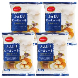山內 牛奶蛋糕捲 10入, 140g, 4個