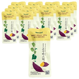 即食地瓜條, 20g, 15包