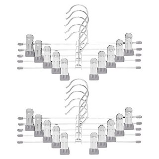 코멧 홈 논슬립 코팅 회전형 치마바지걸이, 그레이, 10개