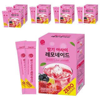 SONGWON 零糖草莓巴西莓檸檬飲, 5g, 20條, 6盒