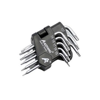 Octopus 章魚牌 中空星型扳手套裝 8件組 T5 T6 T7 T8 T9 T10 T15 T20 台灣製造 S2鋼, 1組