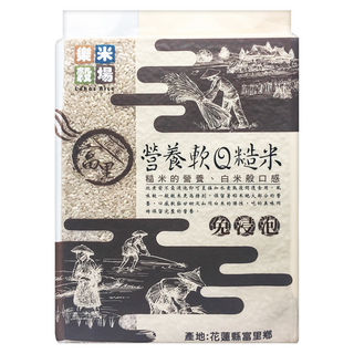 樂米穀場 花蓮富里軟Q糙米, 2.5kg, 1包