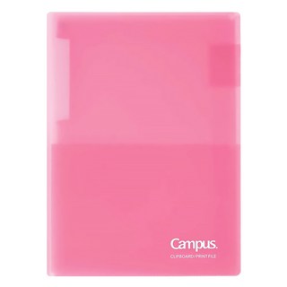 KOKUYO 國譽 Campus 大開口文件夾 A4 可收納40張A3大小紙張, 粉紅色, 1個